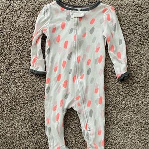 Baby Girls Footed Onesies Bundle ( 3 )